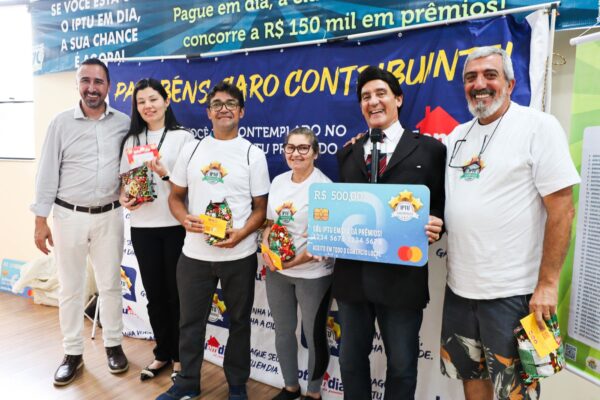 IPTU Premiado da Prefeitura de Ferraz premia 90 contribuintes
