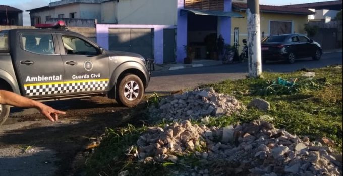GCM - Secom - Descarte de entulho