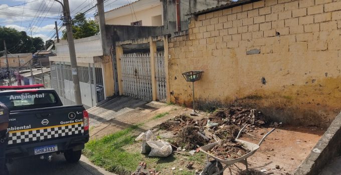 GCM - Secom - Flagrante descarte de entulho